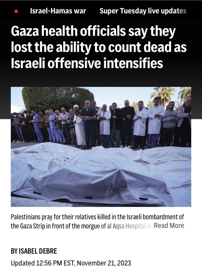 Dead Palestinians